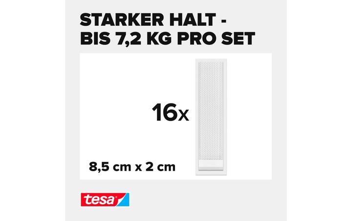 Produktbild tesa Powerstrips Klett-Klebepads (7.20 kg)