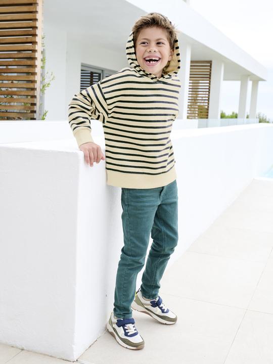 Actual product image Vertbaudet Gestreiftes Jungen Kapuzensweatshirt (86)