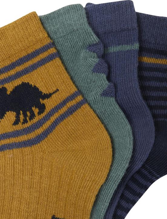 Produktbild Vertbaudet 4er-Pack Jungen Socken mit Dinosauriern (4er Pack, 35, 38)