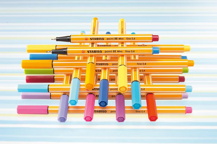 Actual product image STABILO Point 88 (Neon yellow, Neon pink, Neon orange, Neon red, Neon green, 10 x)