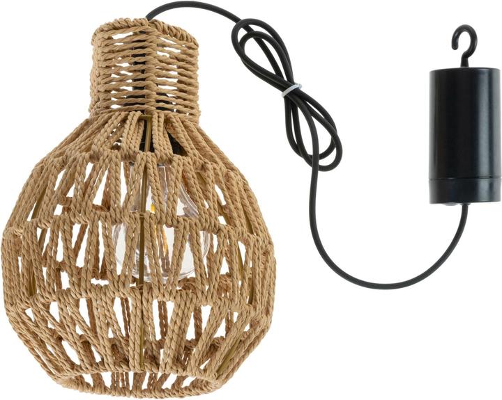 Cocon Pendant light with rattan shade