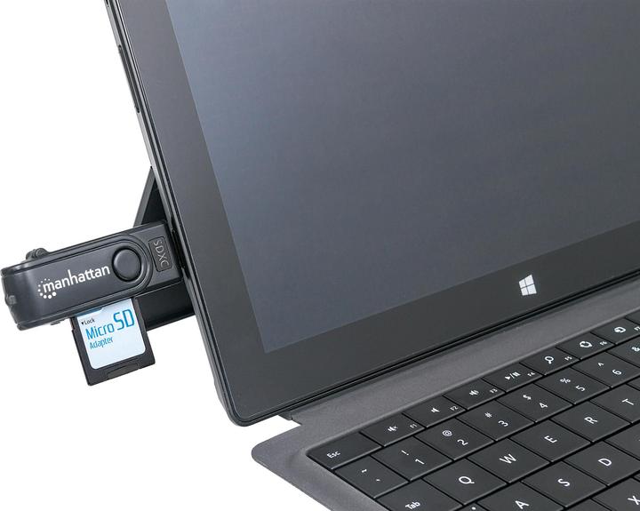Image du produit Manhattan Mini lecteur-écrivain multi-cartes (USB 3.0)