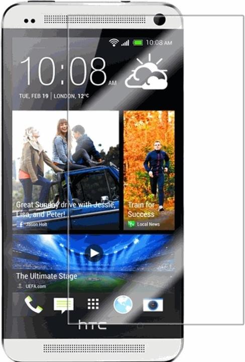 Actual product image Screenguard HTC One M7 Protective Glass Film Case Friendly Design (1 Piece, HTC One M7)