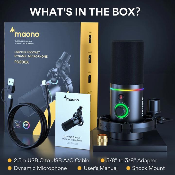 Actual product image Maono PD200X