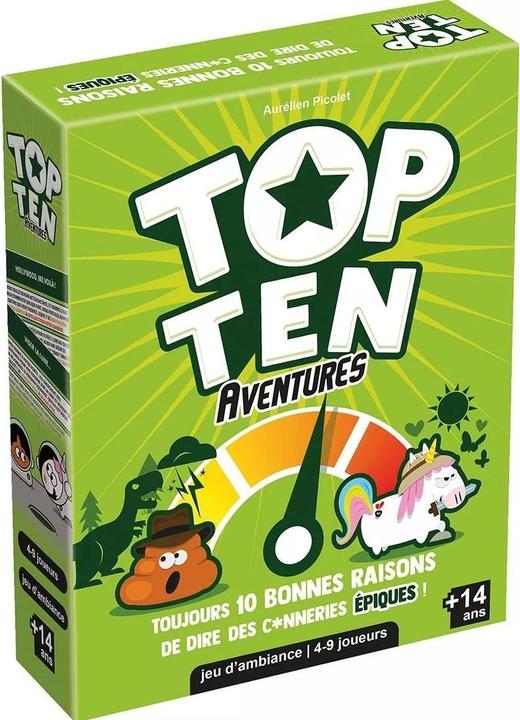 Cocktail games Top Ten Aventures (Fr) (Francese)