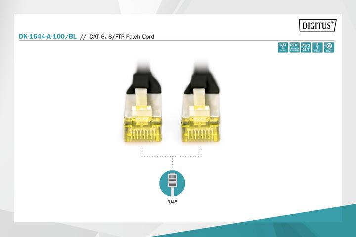 Produktbild Digitus Netzwerkkabel (S/FTP, CAT6a, 10 m)