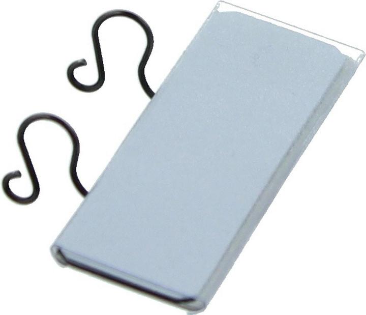 Actual product image Grieshaber Labelling labels 121 for letter trays and shelves WxH 68x20mm galvanised
