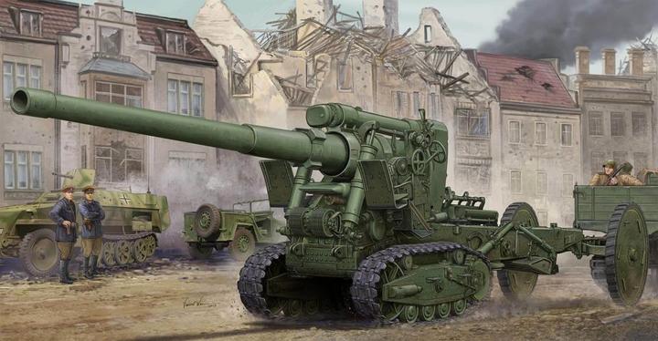 Actual product image Trumpeter Soviet Br-2 152mm Gun M1935
