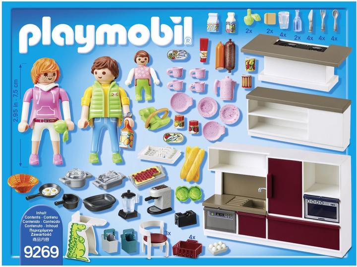 Actual product image Playmobil Large family kitchen (9269, Playmobil City Life)