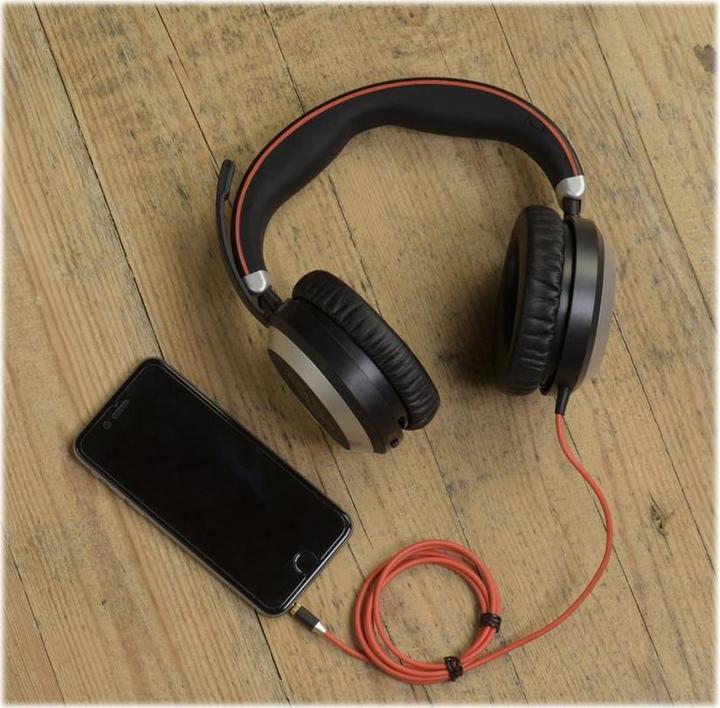 Immagine prodotto Jabra Evolve 80 UC Duo (cuffie con jack da 3,5 mm) (Cablato)