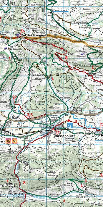 Immagine prodotto Mappa ciclistica Jura-Delsberg-Biel