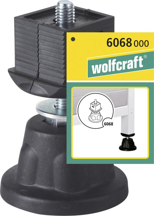 Actual product image wolfcraft wolfcraft 1 foot height-adjustable (Plastic)