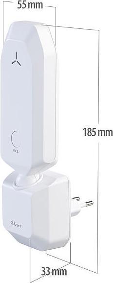 Actual product image 7links Set of 2 WLAN repeater (300 Mbit/s)