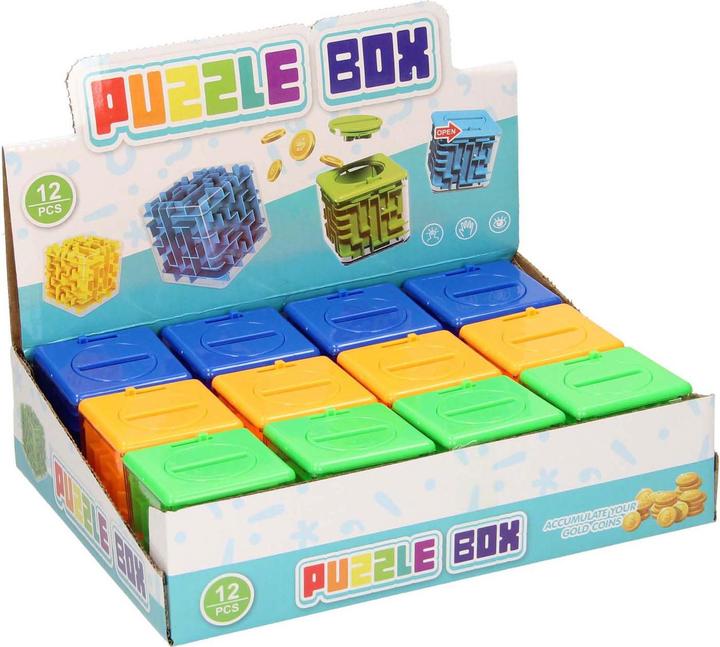 Image du produit Tirelire Cube de patience, 12 pièces