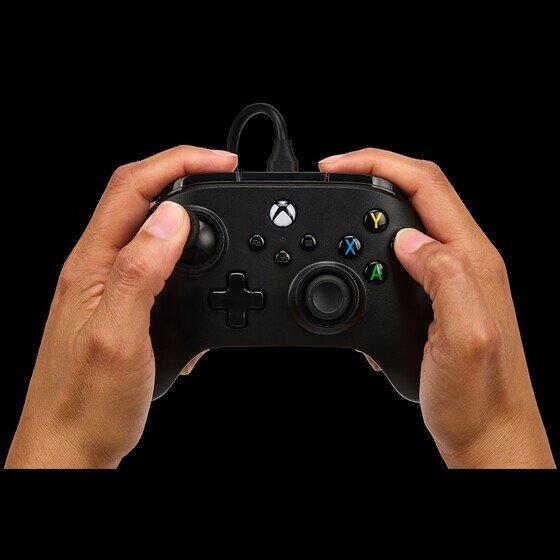 Actual product image PowerA Nano Improved Wired Controller by for Xbox Series X|S - Black (Xbox Series X, Xbox Series S, PC)
