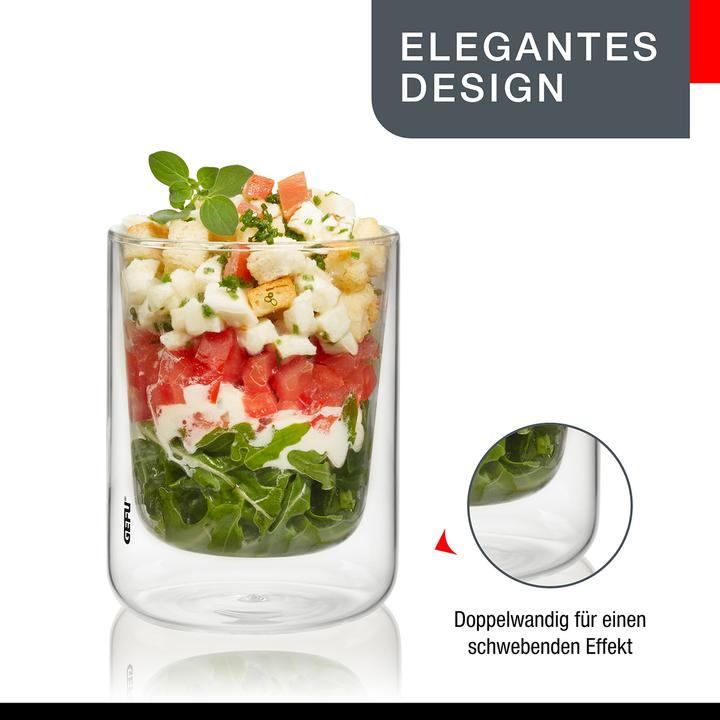 Actual product image GEFU Thermos glass 'Mira' set of 2 (0.24 l, 2 x)