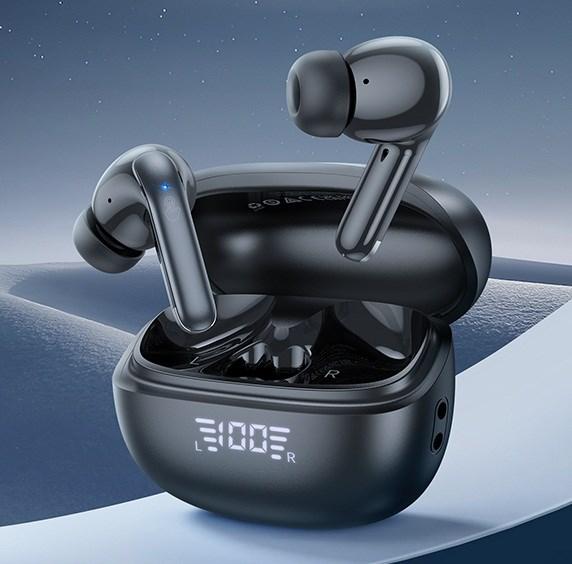 Actual product image Hoco EQ5 Energy Headset Wireless In-Ear Calls/Music Bluetooth Black (ANC, 7 h, Wireless)