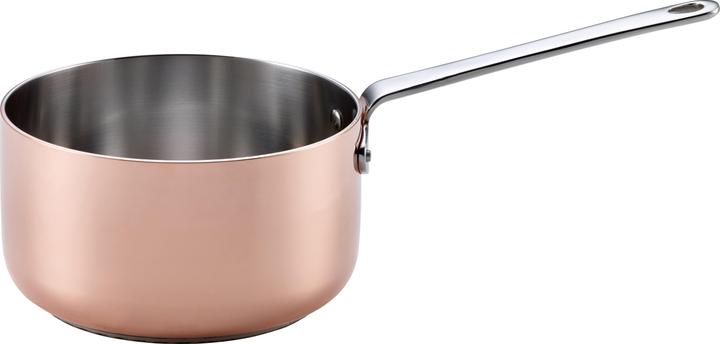 Scanpan Casseruola Maitre D' Ø 16 cm - Induzione (16 cm, Casseruola con manico, Acciaio inossidabile, Rame)