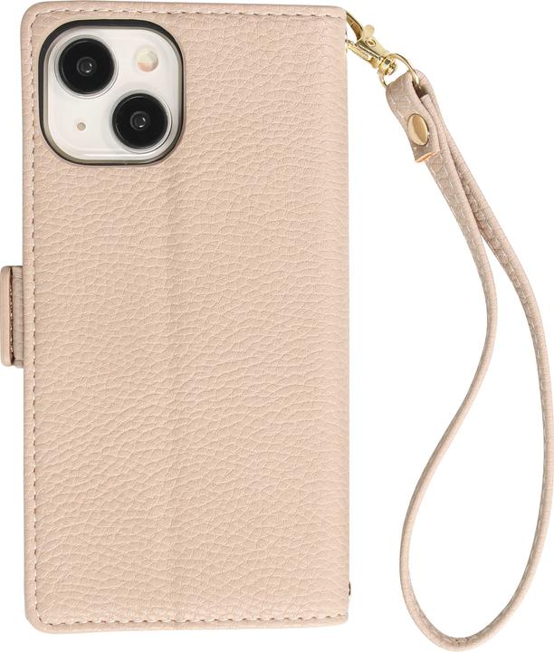 Actual product image PhoneLook Flip wallet cover made from vegan leather with wallet case and magnetic fastener (Apple iPhone 15)