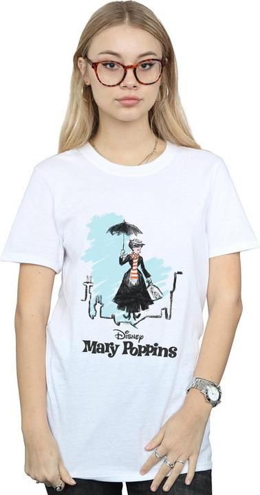 Produktbild Disney Mary Poppins Rooftop Landing Colour TShirt (XL)