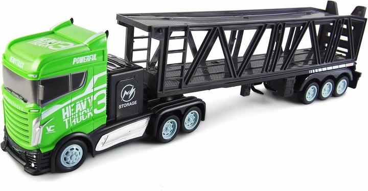 Productafbeelding Amewi Oplegger vrachtwagen met autotransporter aanhangwagen 1:16, RTR (RTR Gereed voor gebruik)