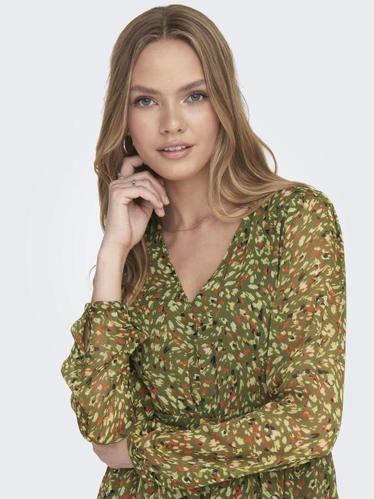 Actual product image Only V-neck dress with long sleeves (XS)