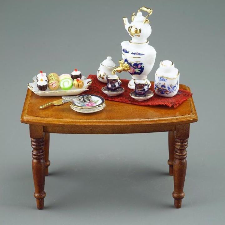 Immagine prodotto Reutter 001.850/1 - Tavolo Biedermeier "Tea Time", miniatura