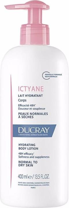 Actual product image Ducray ICTYANE hydrating body lotion15 400 ml (Body cream, 400 ml)