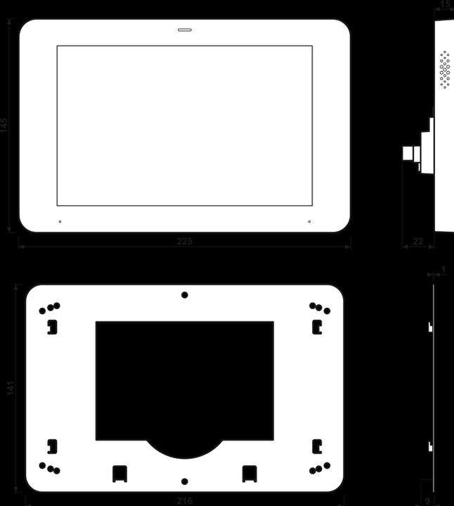 Image du produit JUNG Panneau intelligent KNX 8 SP0081U