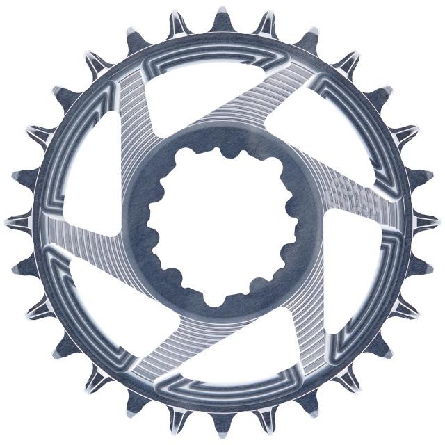 e*13 Helix R Guidering SRAM Direct Mount Kettenblatt, 28 Z., 3mm Offset, 11/12-fach, grey (28)