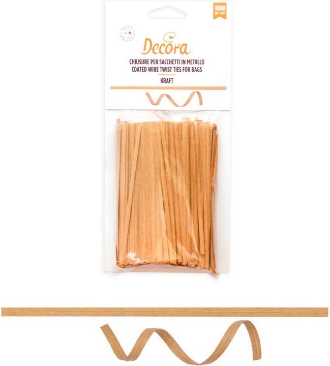 Produktbild Decora Fermetures pour sachets - Kraft (1000 x)
