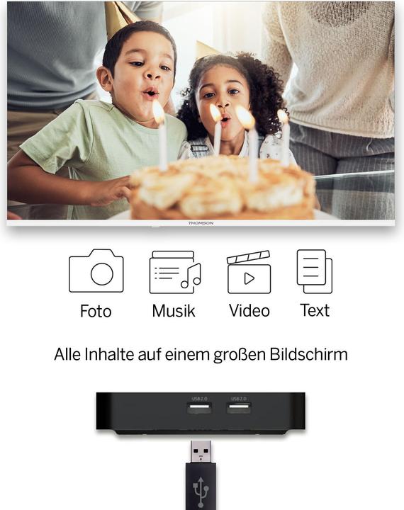 Produktbild Thomson Streaming BOX: 4K UHD Google TV (8 GB, iOS 12)