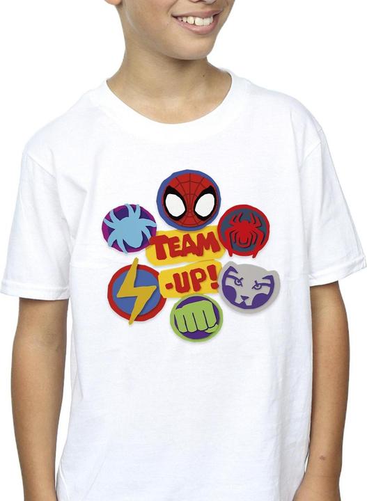 Immagine prodotto Spidey And His Amazing Friends Team Up Maglietta Ragazzi (116)