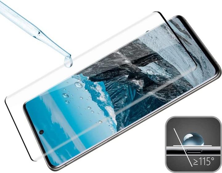 Produktbild Apfelkiste - Panzer Glas Displayschutzfolie Case Friendly (2er Set) (2 Stück, Samsung Galaxy S22 Ultra (5G))