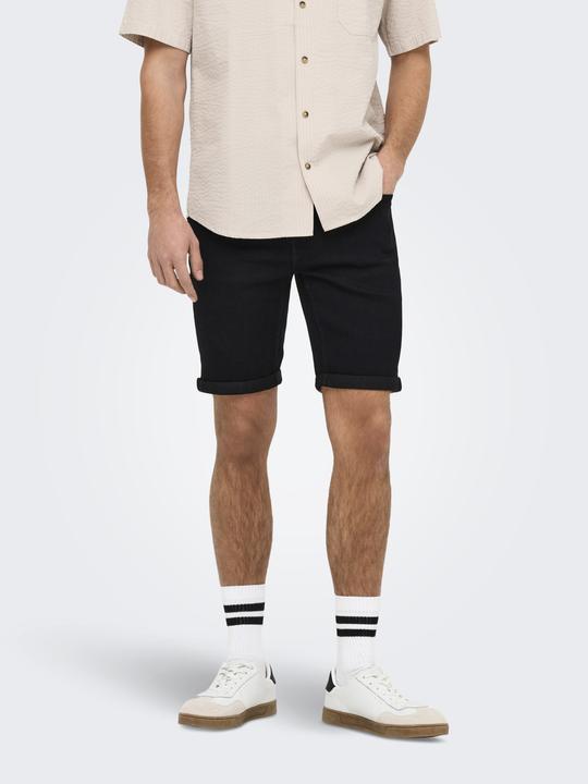Actual product image Only & Sons ONSPLY Mid Rise Normal geschnitten Shorts Jeans-Shorts (L)