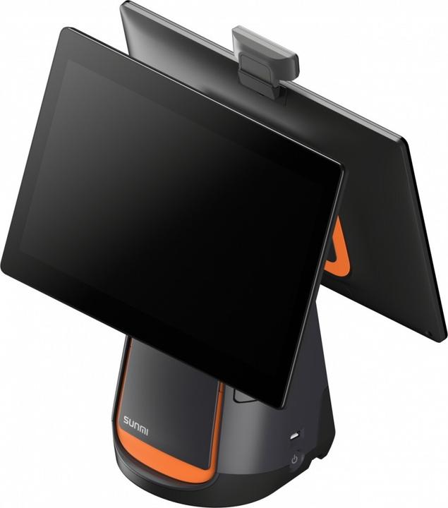 Produktbild Sunmi T2s, 39,6cm (15.6"), VFD, Android, schwarz, orange Kassensystem, Retail, Touchscreen, kapazitiv,...