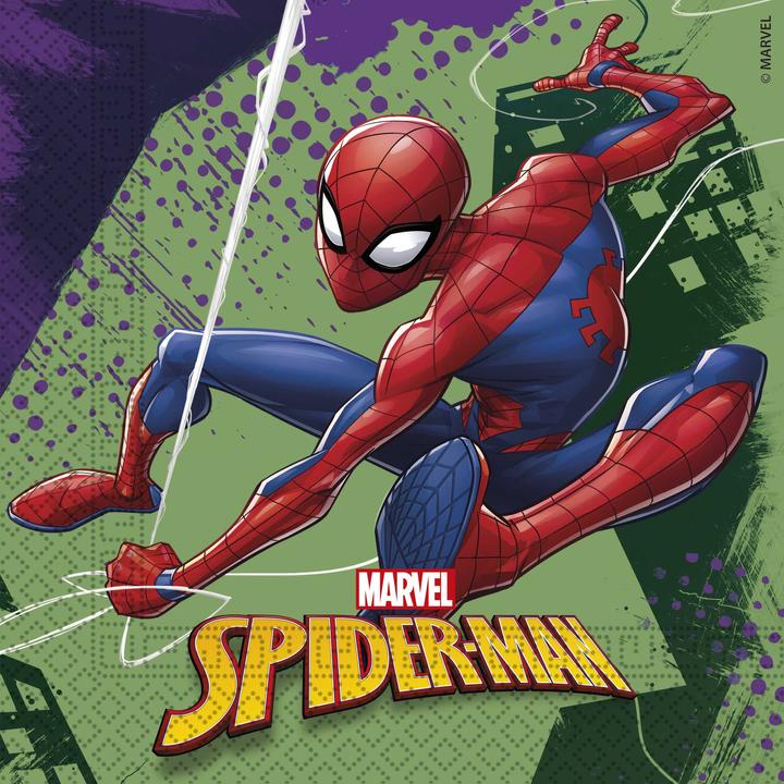 Image du produit Spiderman Team Up pack de 20 papier 2 plis (20 x, 33 x 33 cm)
