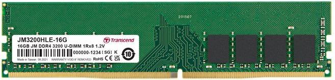 Actual product image Transcend JM3200HSE-16G (1 x 16GB, 3200 MHz, DDR4-RAM, SO-DIMM)