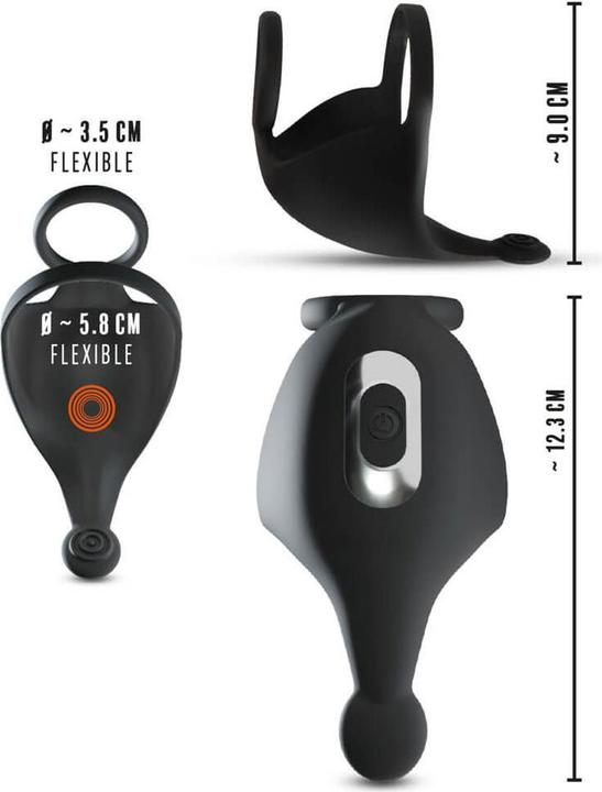 Image du produit Rebel Cock ring avec balle RC m (3.50 cm)