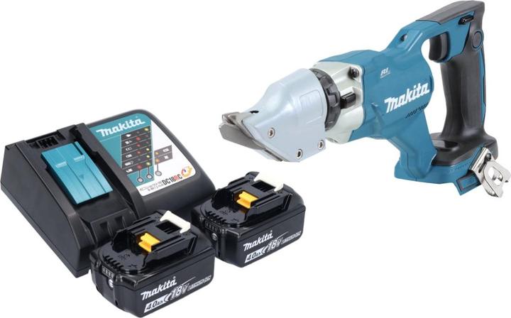 Actual product image Makita DJS 200 RM Battery Sheet Metal Shears 18 V 2.0 mm Brushless + 2x Battery 4.0 Ah + Charger
