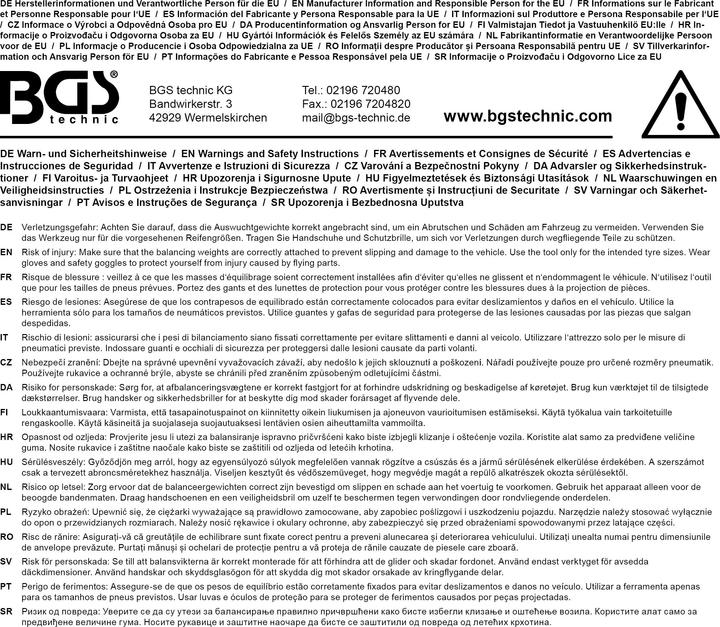 Immagine prodotto BGS Pesi adesivi di bilanciamento tipo 363 45 g 100 pz.