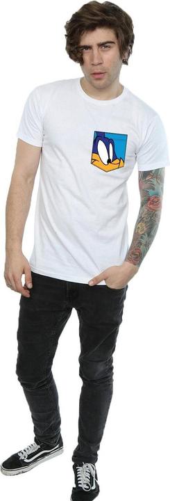 Actual product image Looney Tunes Mens Road Runner Face Faux Pocket T-Shirt (S)