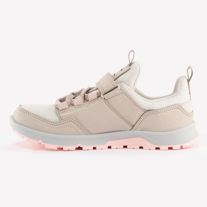 Produktbild Quechua Wanderschuhe Kinder Gr. 28–34 niedrig Klettverschluss Wandern - NH500 beige/rosa (33)