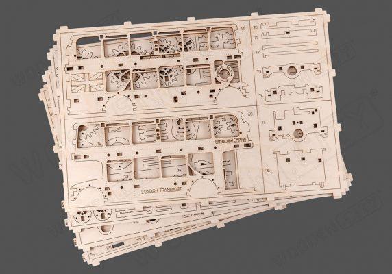 Actual product image WoodenCity London bus