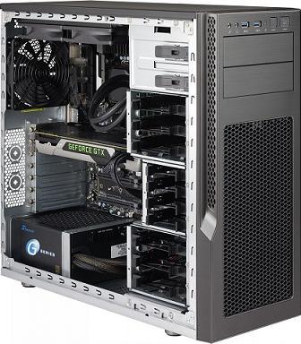 Actual product image Supermicro S5 GS5A-754K (mATX, ATX)