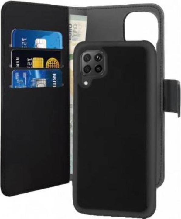 Produktbild Puro Brieftasche - Hülle für Huawei P40 Lite, schwarz (Huawei P40 Lite)