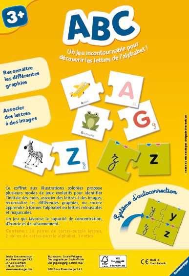 Actual product image Ravensburger Abc (French)