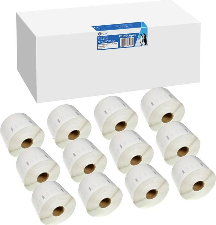 Produktbild G&G Etiketten 32 x 57 mm 12 St. BM-D-G-11354-12 Adress-Etiketten