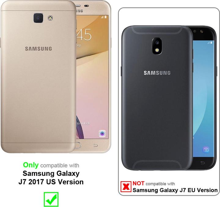 Actual product image Cadorabo Book Jeans Optics Cover (Samsung Galaxy J7 2017 (US version))