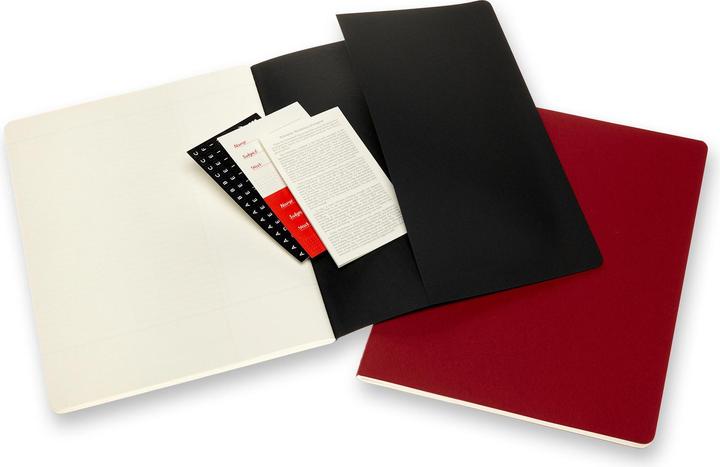 Image du produit Moleskine Cahier d'étude (21,6 x 29,7 cm, À rayures, Couverture souple)
